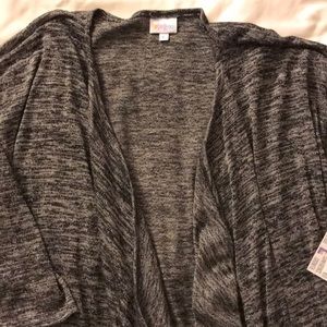 LulaRoe Large Grey Shirley NWT